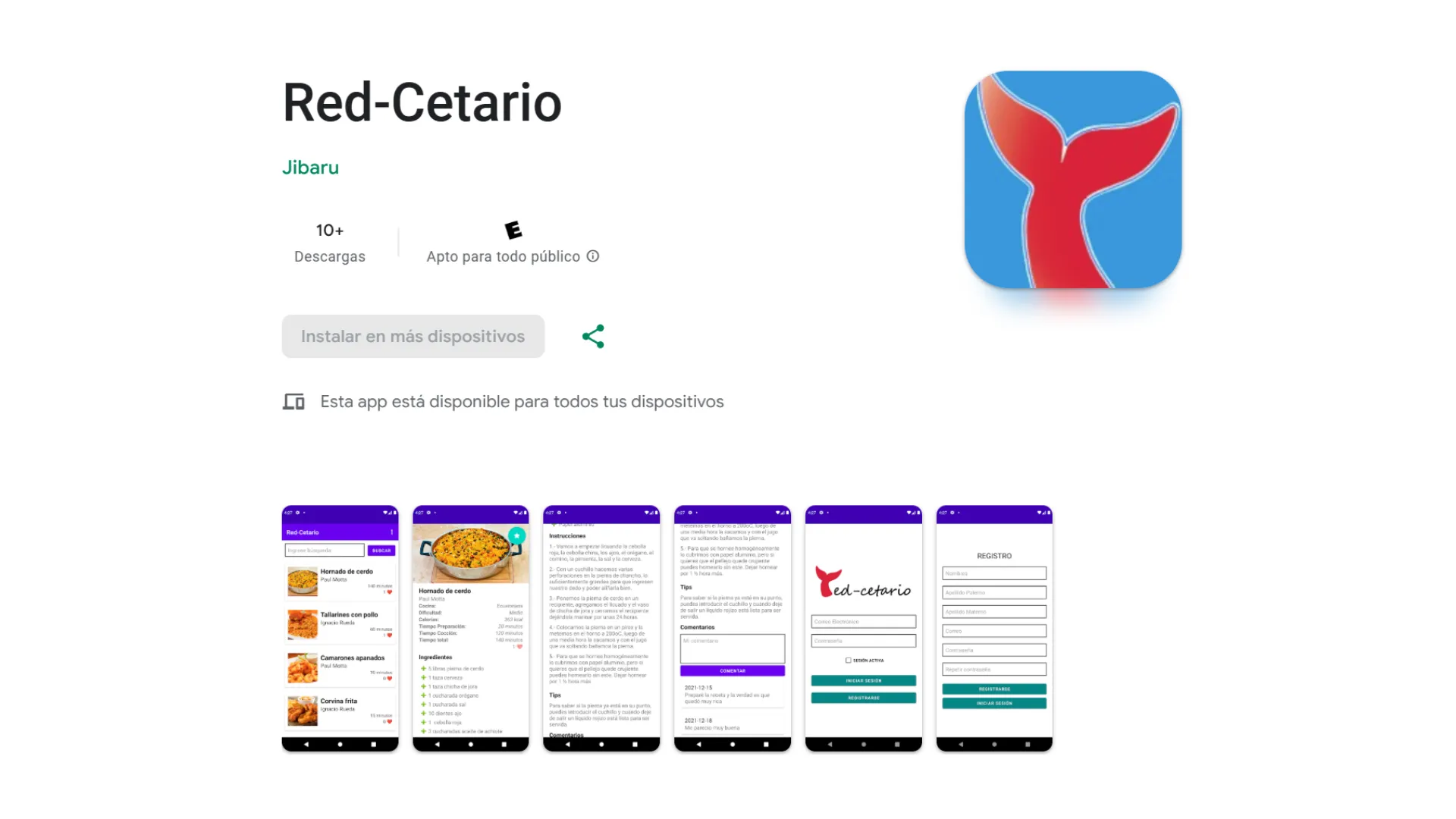 Lite Red-Cetario cooking recipes app